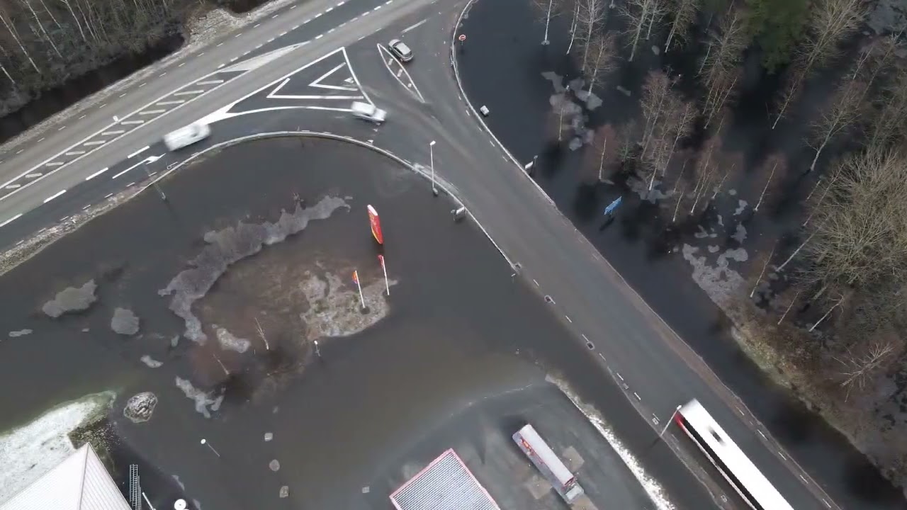 Översvämning i Gnosjö Kommun / Hillerstorp January 2023/ Powódź Szwecja