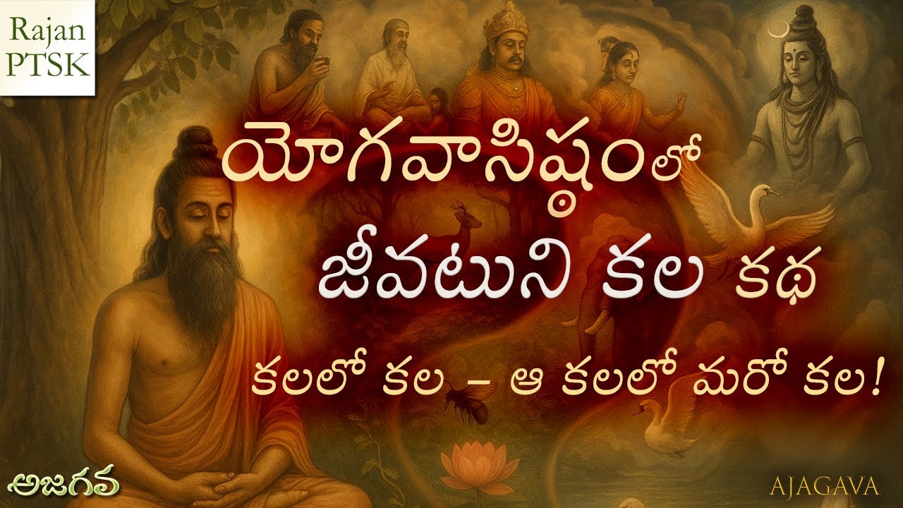 జీవటుని కల కథ! యోగవాసిష్ఠంలో అద్వైత రహస్యం | Advaita Explained in Yogavasishtam | Rajan PTSK
