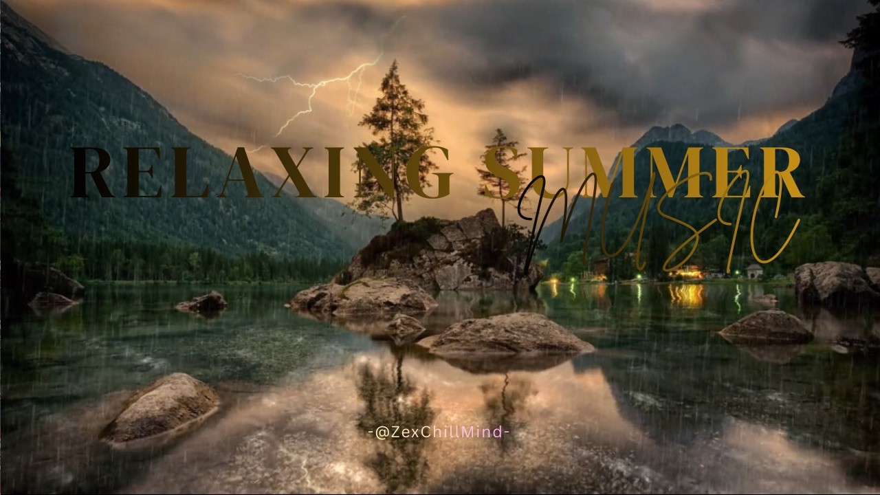 Summer Rain & Thunder for Deep Sleep 🌧️ 3 Hours of Relaxing Storm Sounds