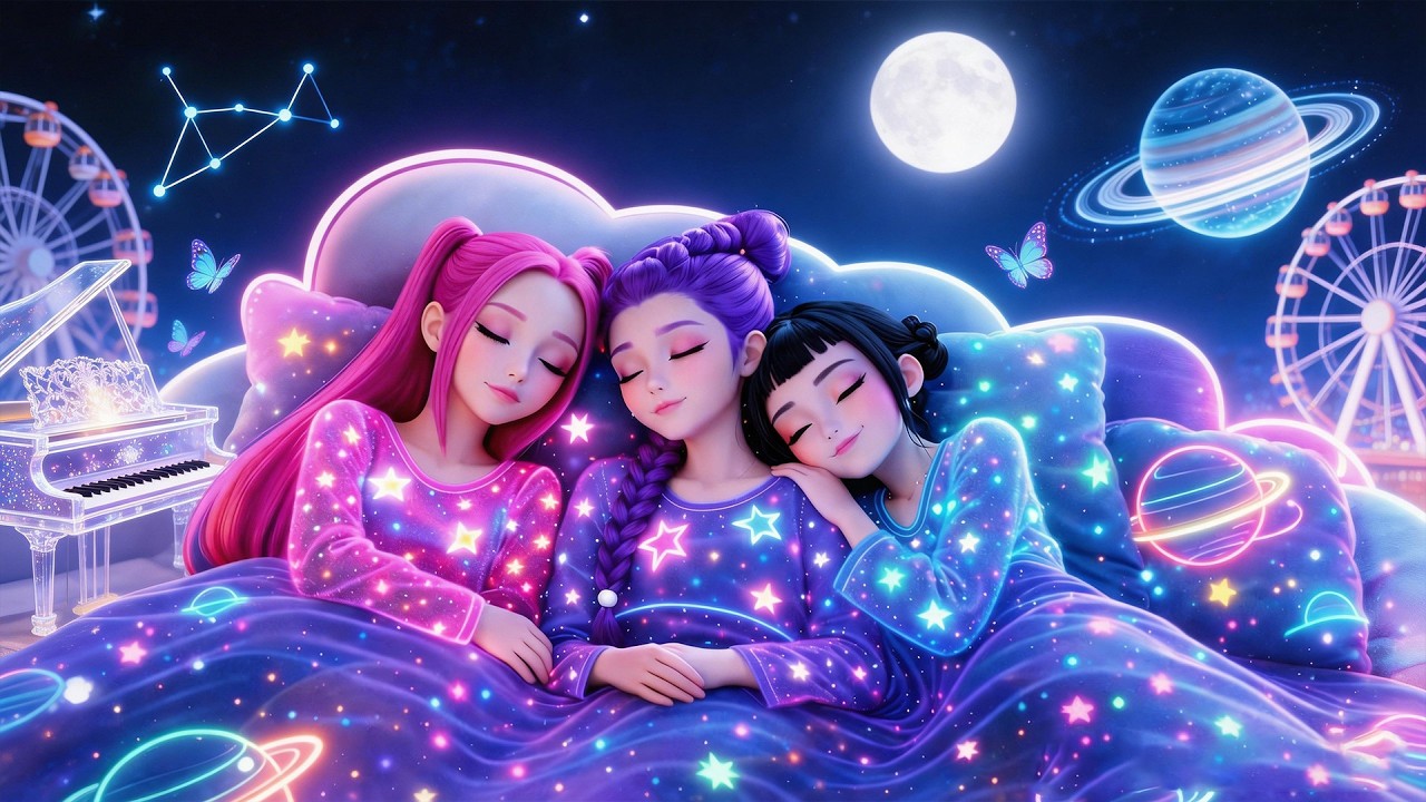 Fall Asleep Instantly in 5 Minutes 🌙 Calming Piano Melody 🎶 with Huntrix from KPop Demon Hunter