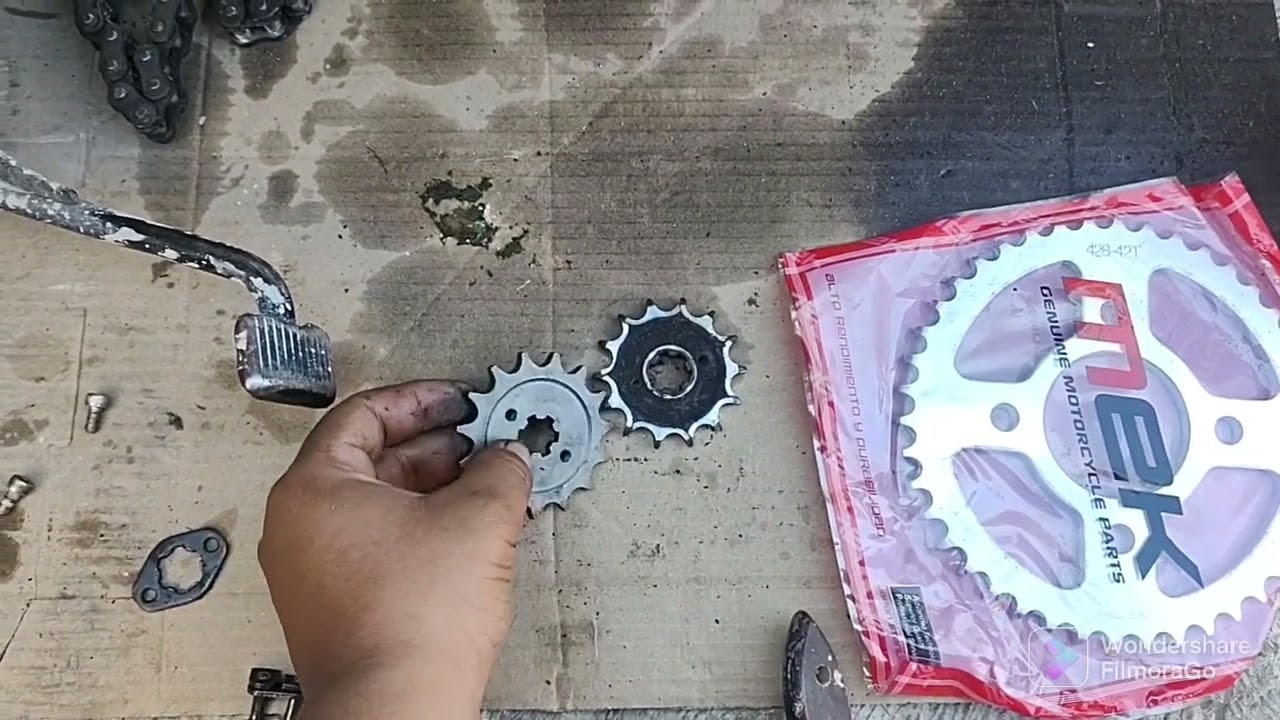 Cambio de Kit de arrastre de PULSAR NS 125 🔥