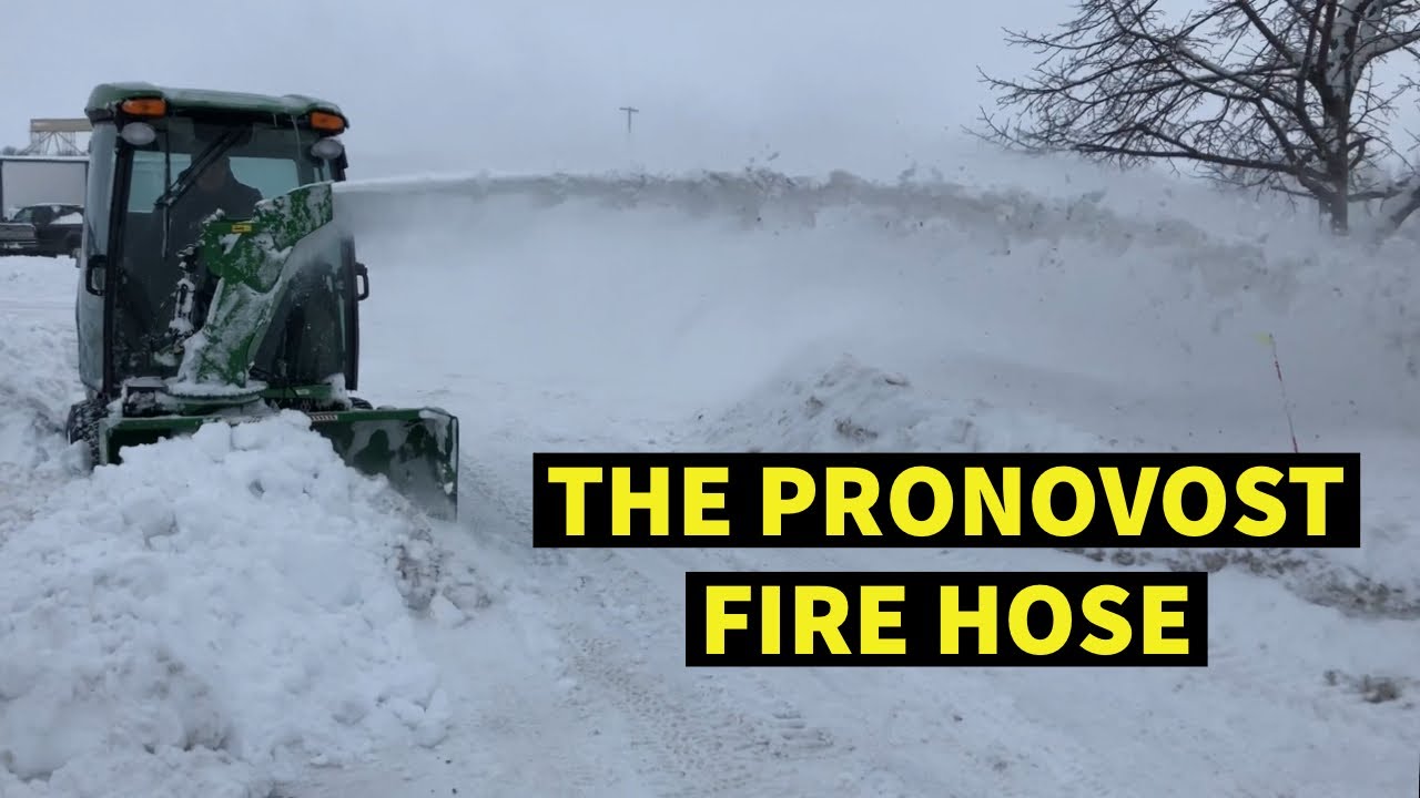 Pronovost Specialty Deere TerrainCut Snowblower - Initial Testing