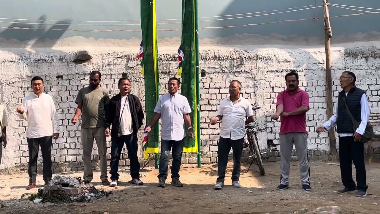 Opening ceremony in Bilaspur Tibetan market 