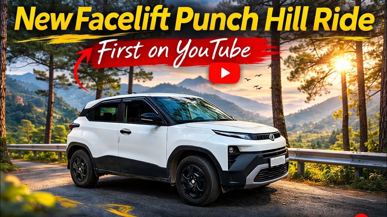 New facelift Punch Hill Ride Review | Night Headlight test | Delhi to Uttarakhand | Mukteshwar Dham