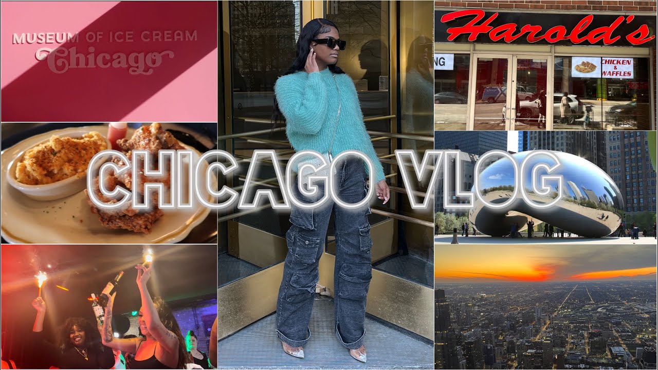 CHICAGO VLOG | КУРИЦА ГАРОЛЬДА | МУЗЕЙ МОРОЖЕНОГО | СМОТРОВАЯ ПЛОЩАДКА 360 | КЛУБНЫЕ ВСТРЕЧИ И НЕ...