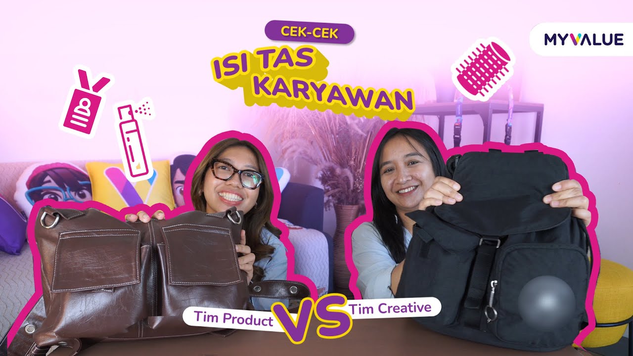 Cek Isi Tas Karyawan: Gen Z vs Milenial | Bawa Hiu ke Kantor!?