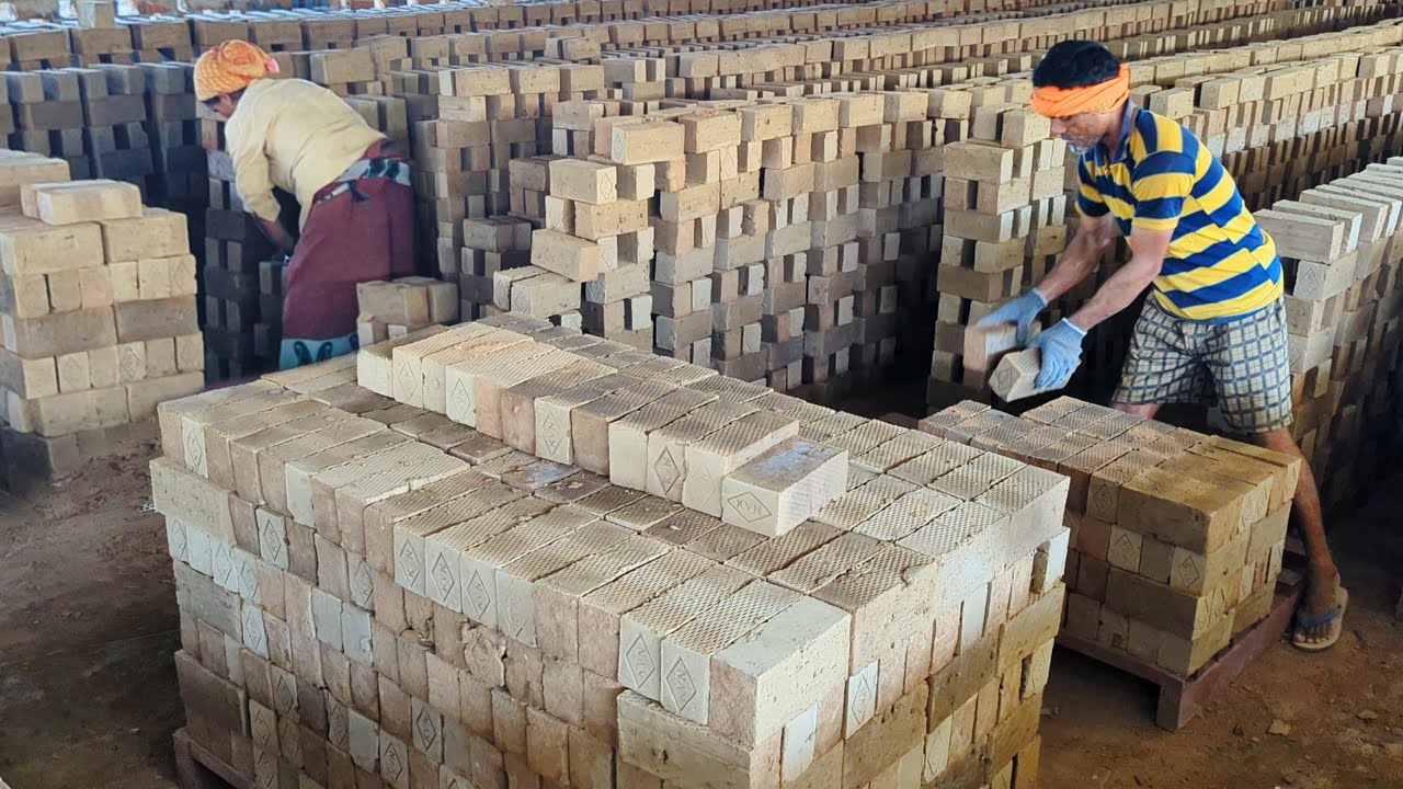 The Most Amazing Process of Making Bricks | Sengal Manufacturing