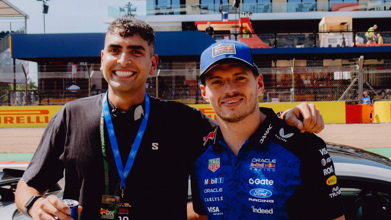 Max Verstappen drove me round Silverstone