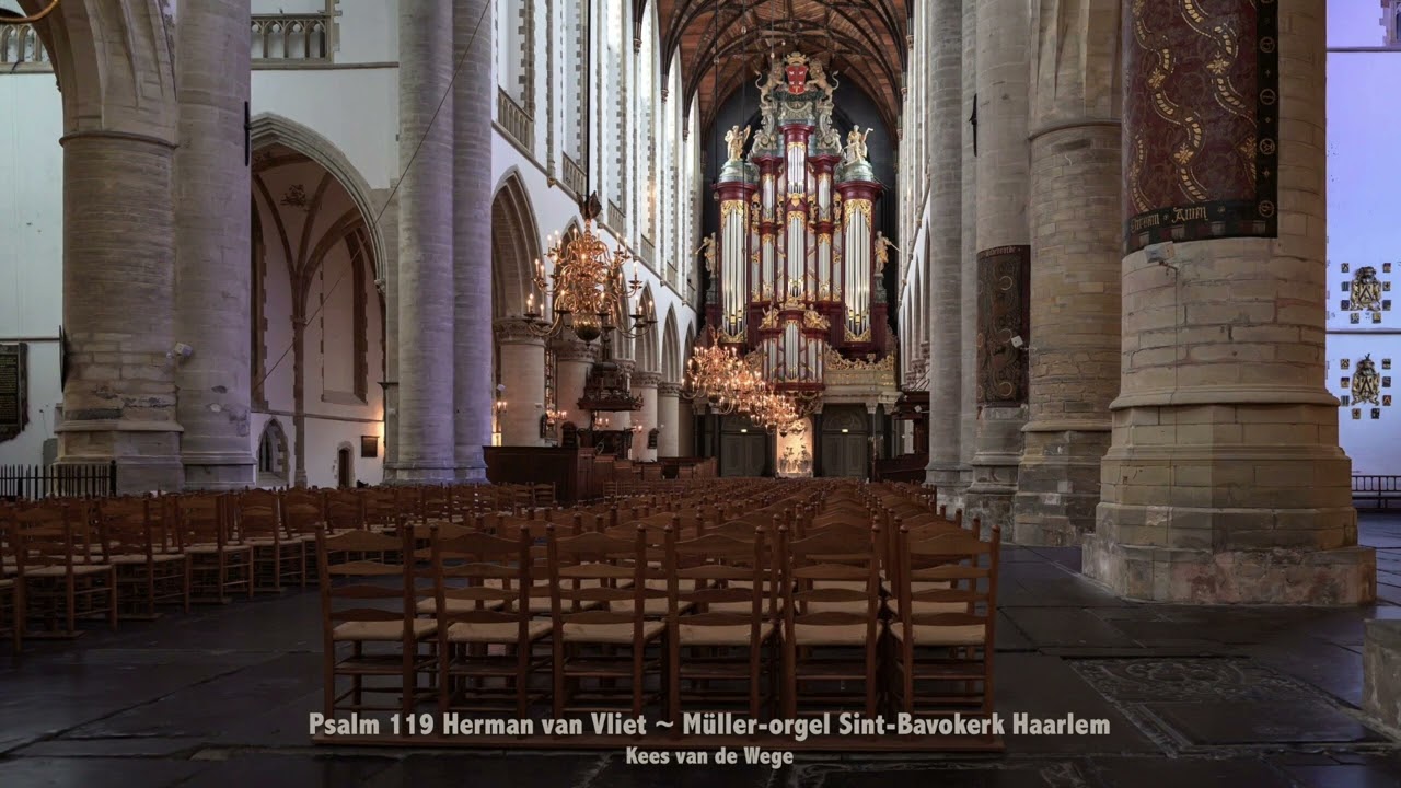 Psalm 119 | Herman van Vliet | Müller-orgel Sint-Bavokerk Haarlem (Sweelinq) ~ Kees van de Wege