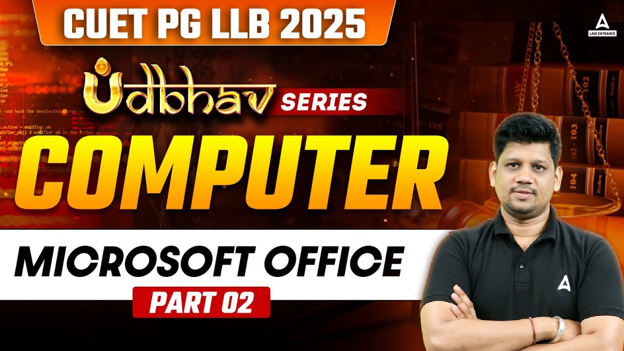 Microsoft Office ( MS Word ) | CUET PG LLB 2025 Computer Classes | CUET PG LLB Class By Mayank Sir
