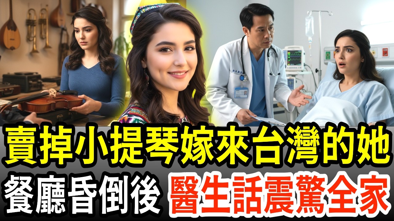 賣掉小提琴嫁來台灣,在餐廳昏倒後,醫生的話讓所有人震驚