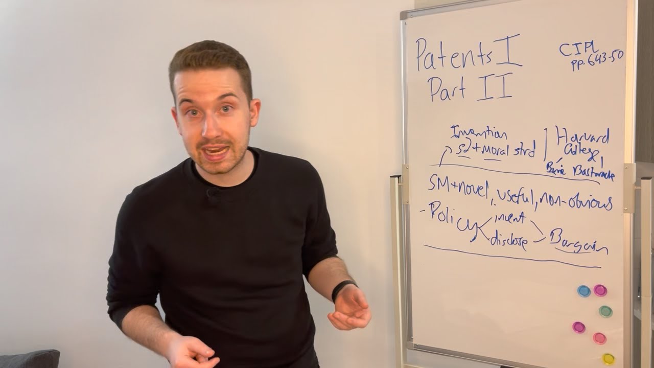 Patentable Subject Matter I (Patents I, Part II)