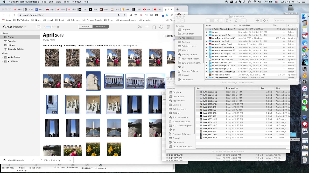 Downloading Apple iCloud Images - Troubleshooting 2 - How to get your shooting date info to display
