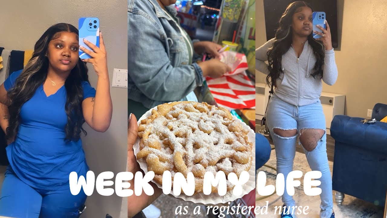 VLOG | Week In The Life As A RN | 4 12 Hr Shifts | 5 Off Days | State Fair & More!