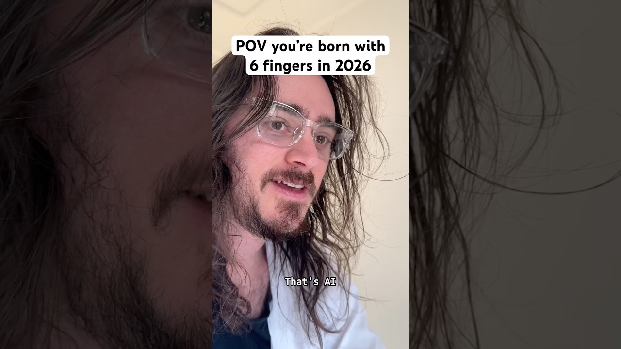 POV you&rsquo;re born with 6 fingers in 2026 #shorts #comedy #funny