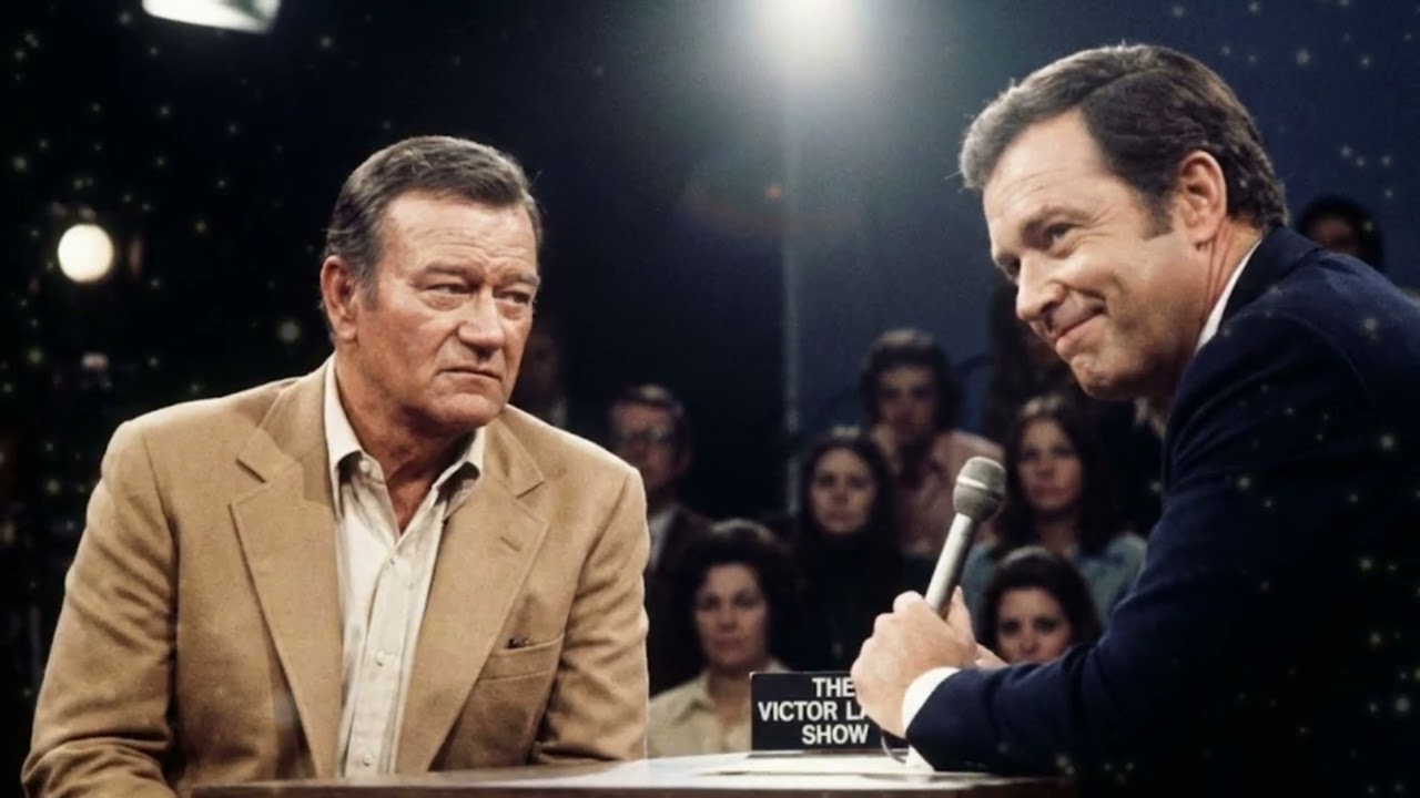 TV Show Host Pushed John Wayne Too Far — The Audience Turned Quiet Fast