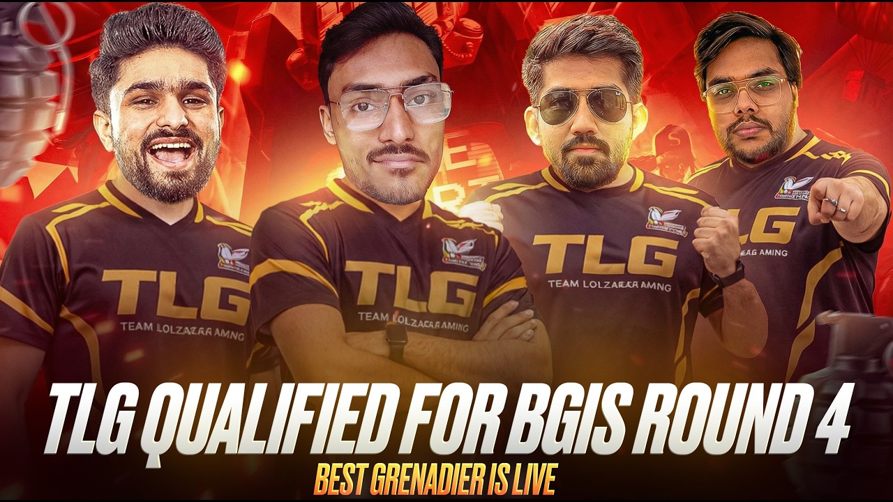BGMI LIVE💚I #TLGxT2GAMING THE BEST GRENADIER IS HERE💀 I QUALIFIED FOR BGIS ROUND 4 💀@LoLzZzGaming ❤️