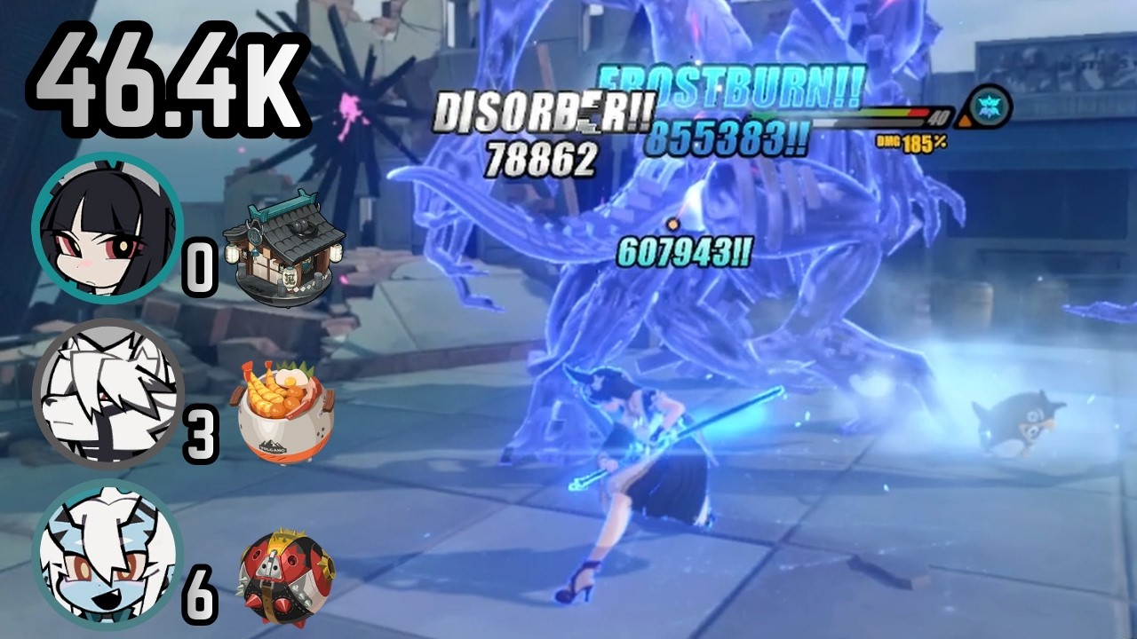 Same one team | Miyabi Mono Ice - 46.4k Dead End Butcher | ZZZ 3.1 Deadly Assault