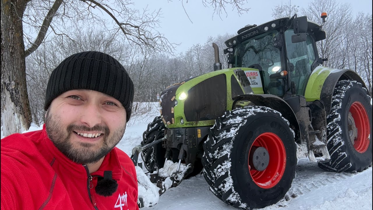 Сніг ❄️ і відразу дощ ☔️ Розчищаємо дорогу ‼️