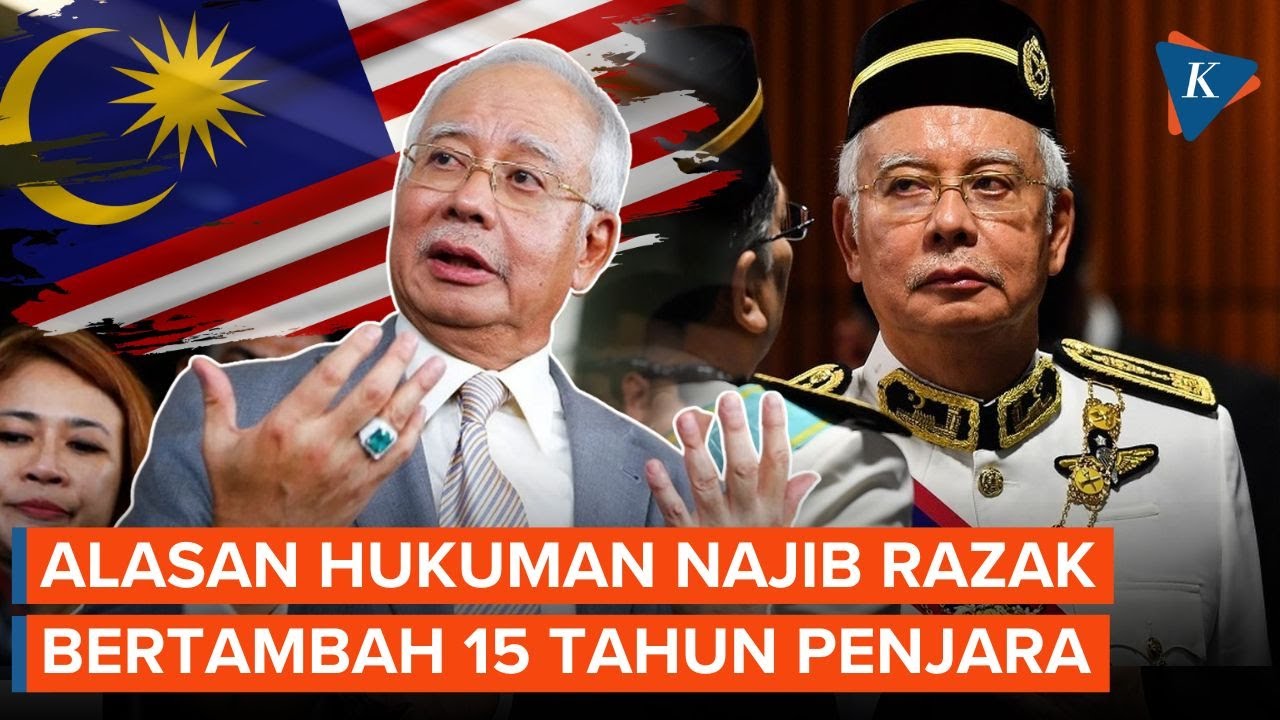 Hukuman Eks PM Malaysia Najib Razak Tambah 15 Tahun Penjara dalam Skandal Korupsi 1MDB