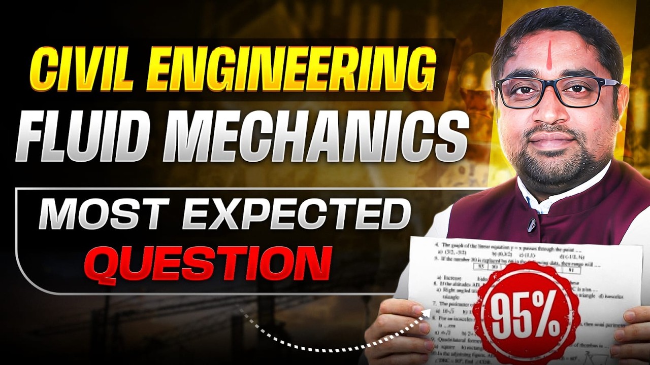 FLUID  MECHANICS (Lec - 3) | CIVIL ENGINEERING🔥 | #rrbje  #sscje #upsssc #jkssbje