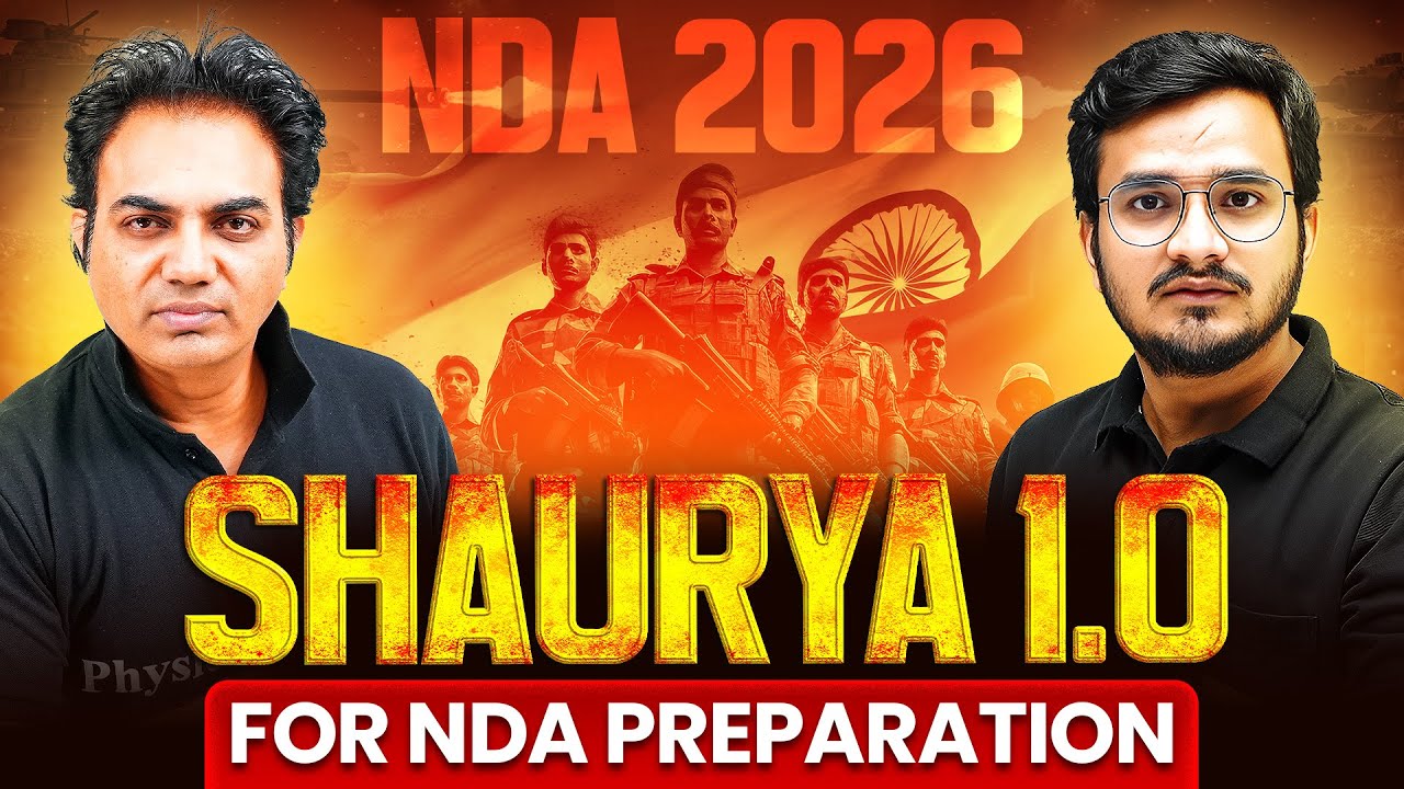 Launching Shaurya 1.0 for NDA 2026🔥 || Physicswallah