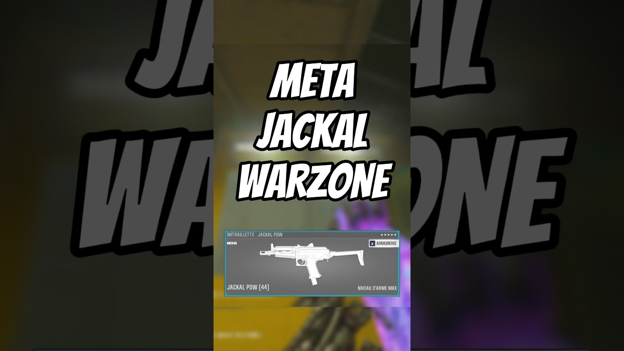 Meilleure classe &laquo;&nbsp;JACKAL PDW&nbsp;&raquo; Warzone saison 2 #callofduty #warzone #bo6 #jackalpdw
