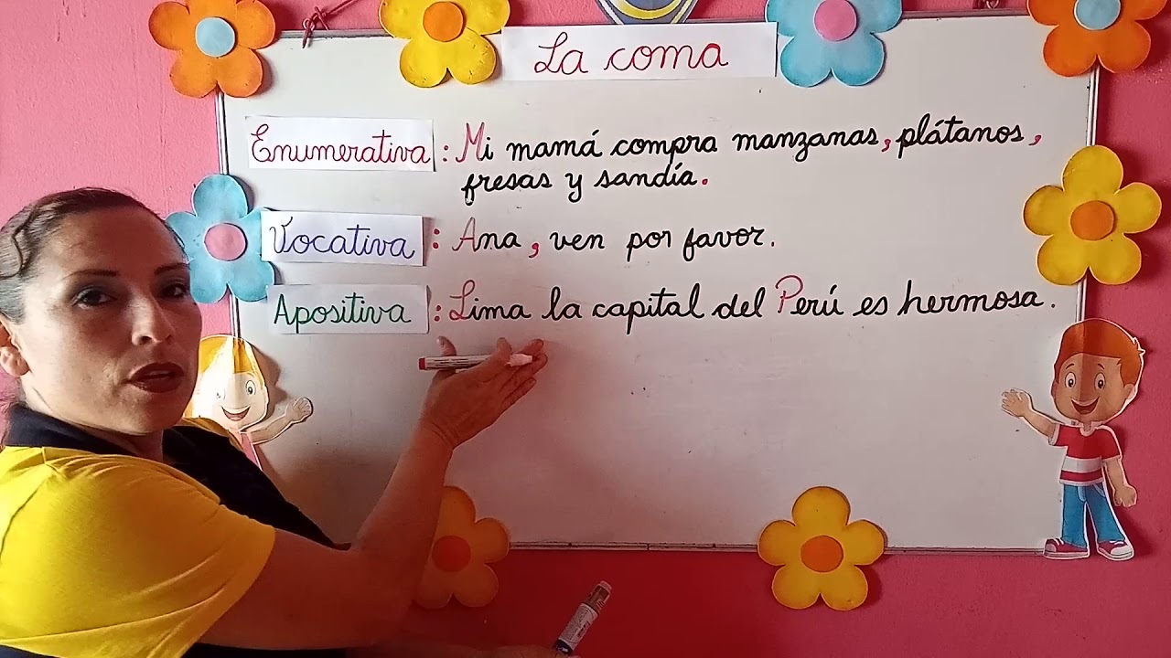 LA COMA Y SUS CLASES