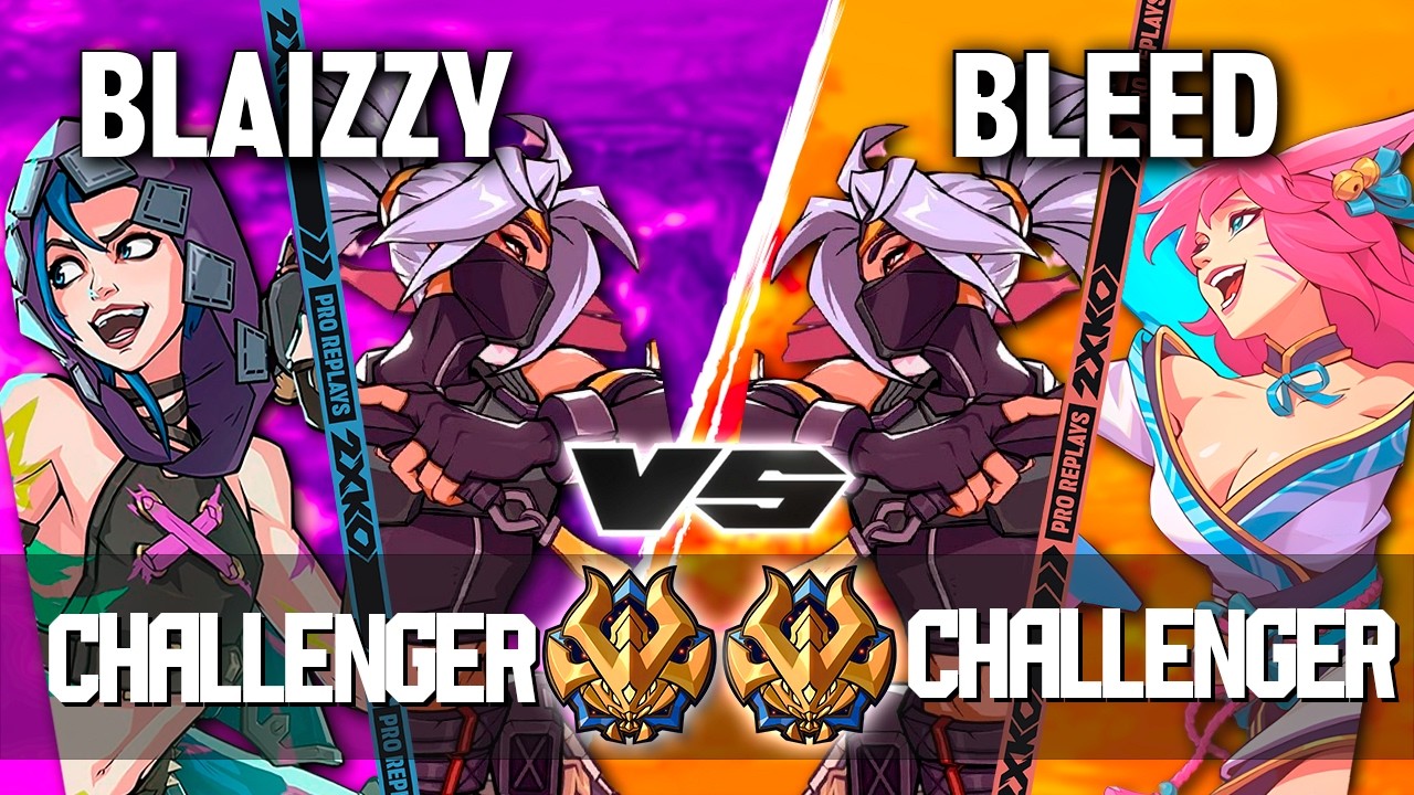 2XKO ▰ BLAIZZY (Akali-Jinx) vs BLEED (Akali-Ahri) ▰ 2XKO Pro level replays