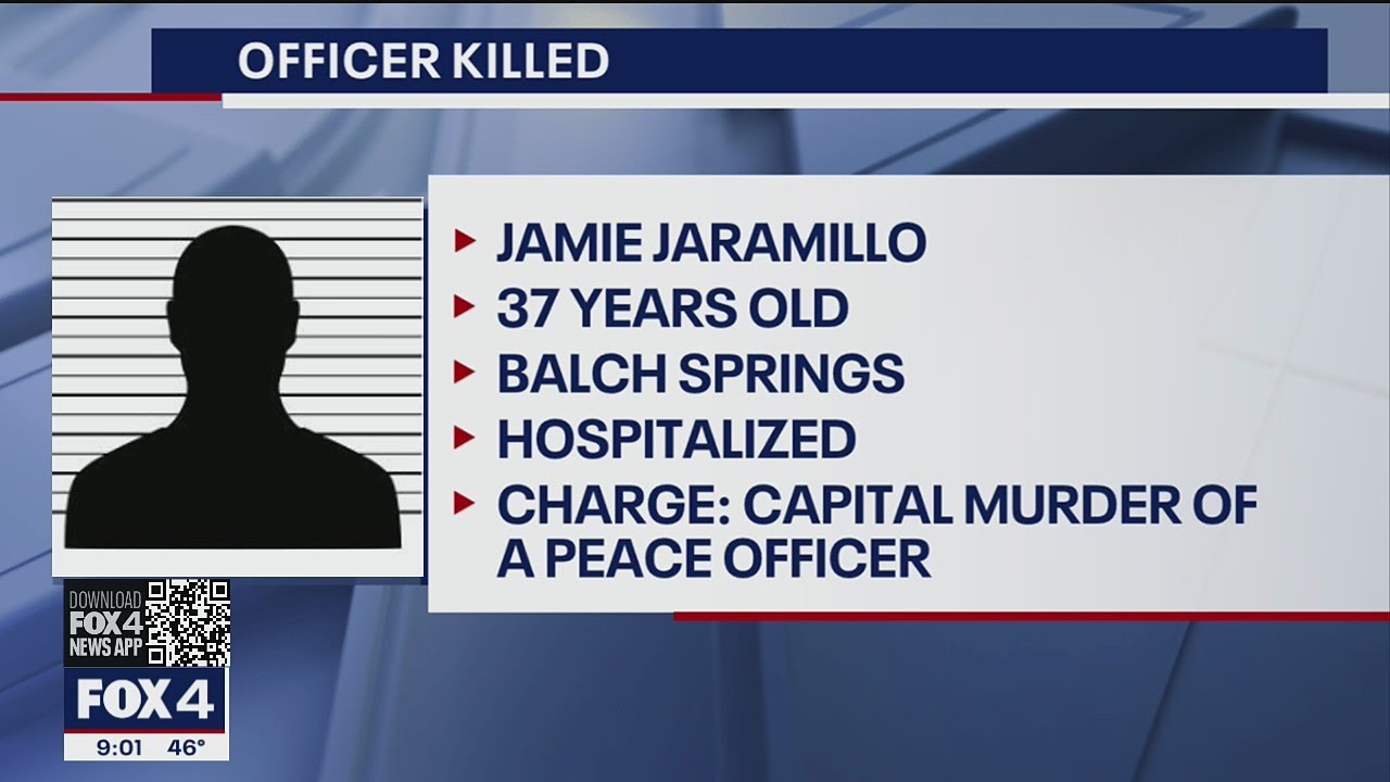 Mesquite police officer death: 37-year-old charged with capital murder