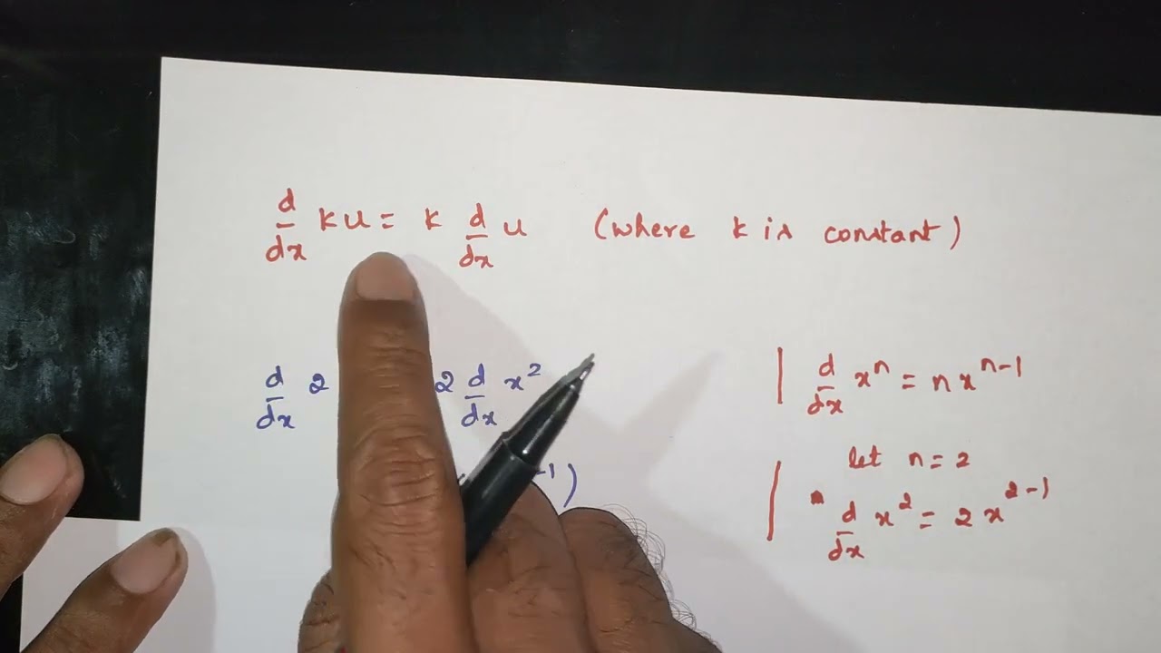 Differentiation | Engineering Mathematics | 20SC01T ( Diploma ) | Part 2