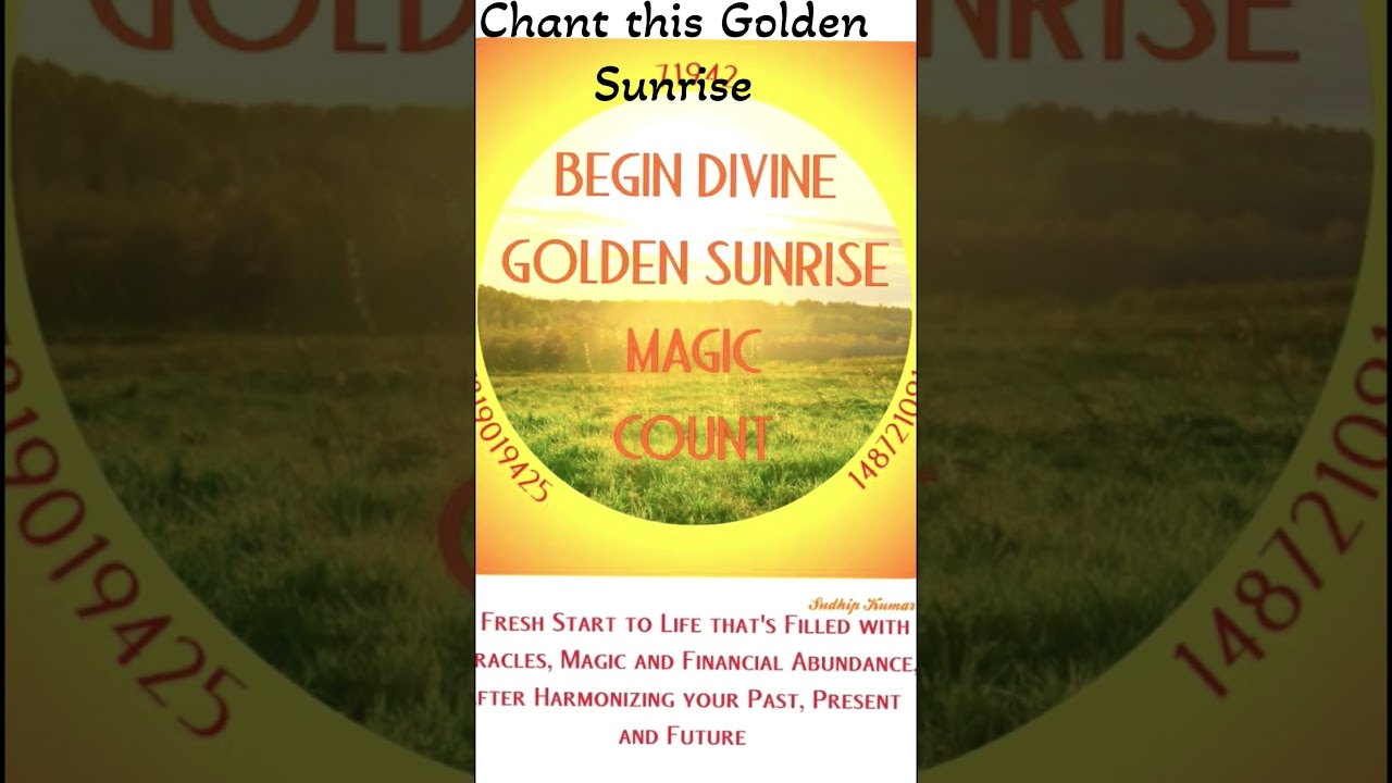 Chant this powerful switch words Golden Sunrise #switchwords #remedies