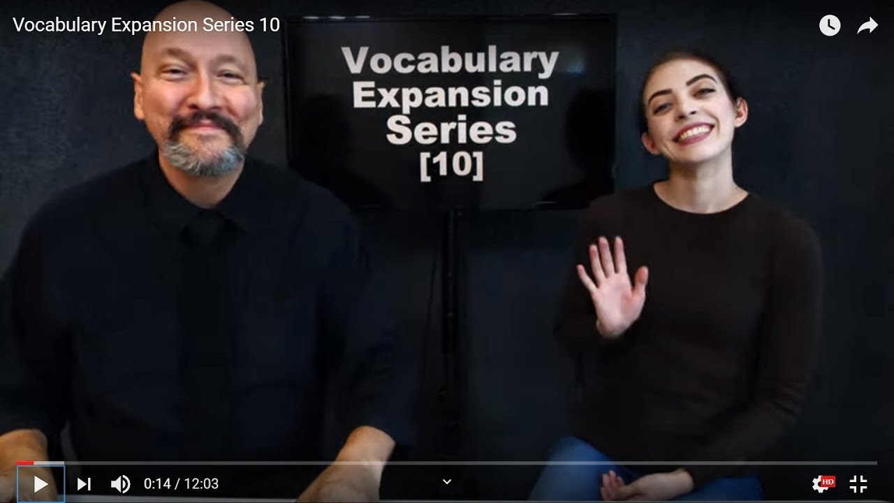 010 ASL American Sign Language Vocabulary Expansion Series (Dr. Bill) (Rach)