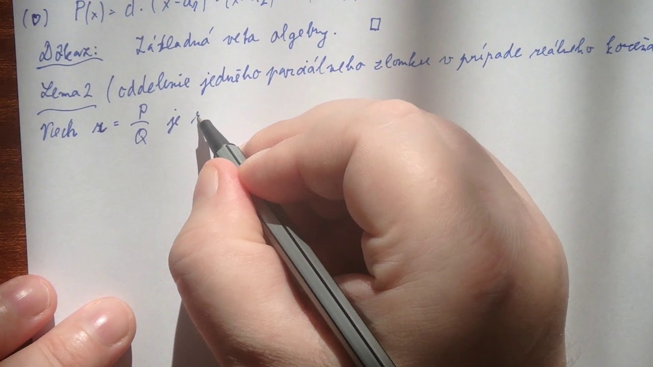 111. Rozklad na parciálne zlomky - začiatok