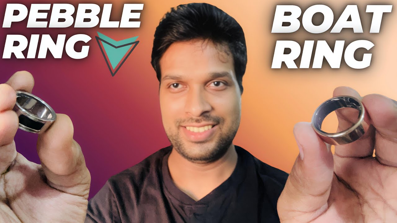 boAt Smart Ring Active Plus vs Pebble Iris Smart Ring | Pebble vs boAt #techpoke