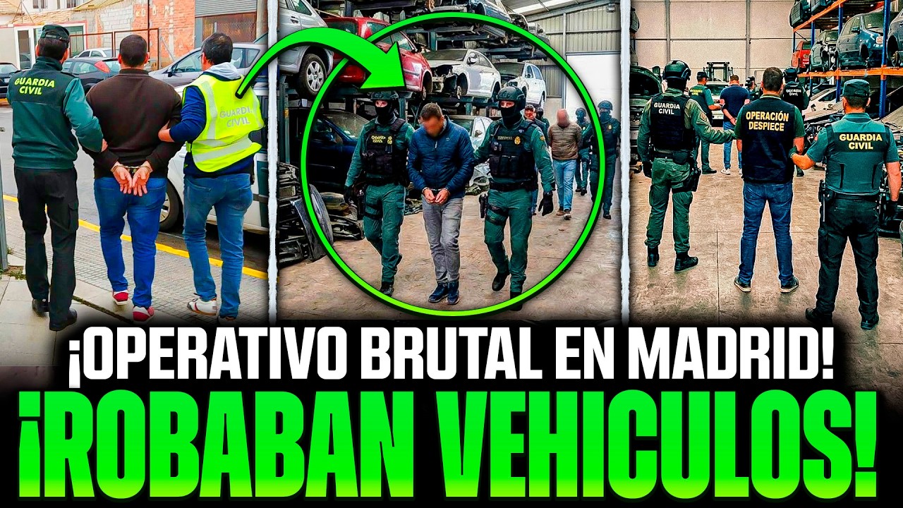 🚨 ¡¡IMPACTANTE!! CAEN DOS BANDAS QUE ROBABAN Y DESPIEZABAN VEHÍCULOS… LA GUARDIA CIVIL LOS REVIENTa