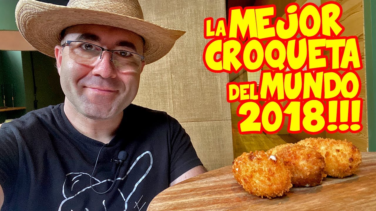 Probando la MEJOR CROQUETA de JAMÓN IBÉRICO del MUNDO de 2018
