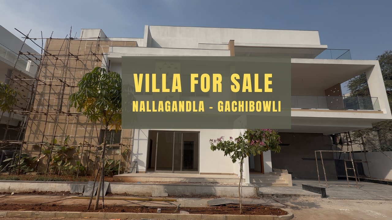 Villa for Sale in Gachibowli Nallagandla || House for Sale || Villas in Hyderabad || Property Hunt