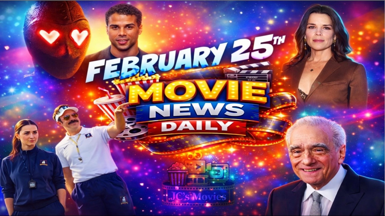 Movie News Daily (February 25th) Scream Updates | Heart Eyes 2 | Ted Lasso | Next Scorsese Movie