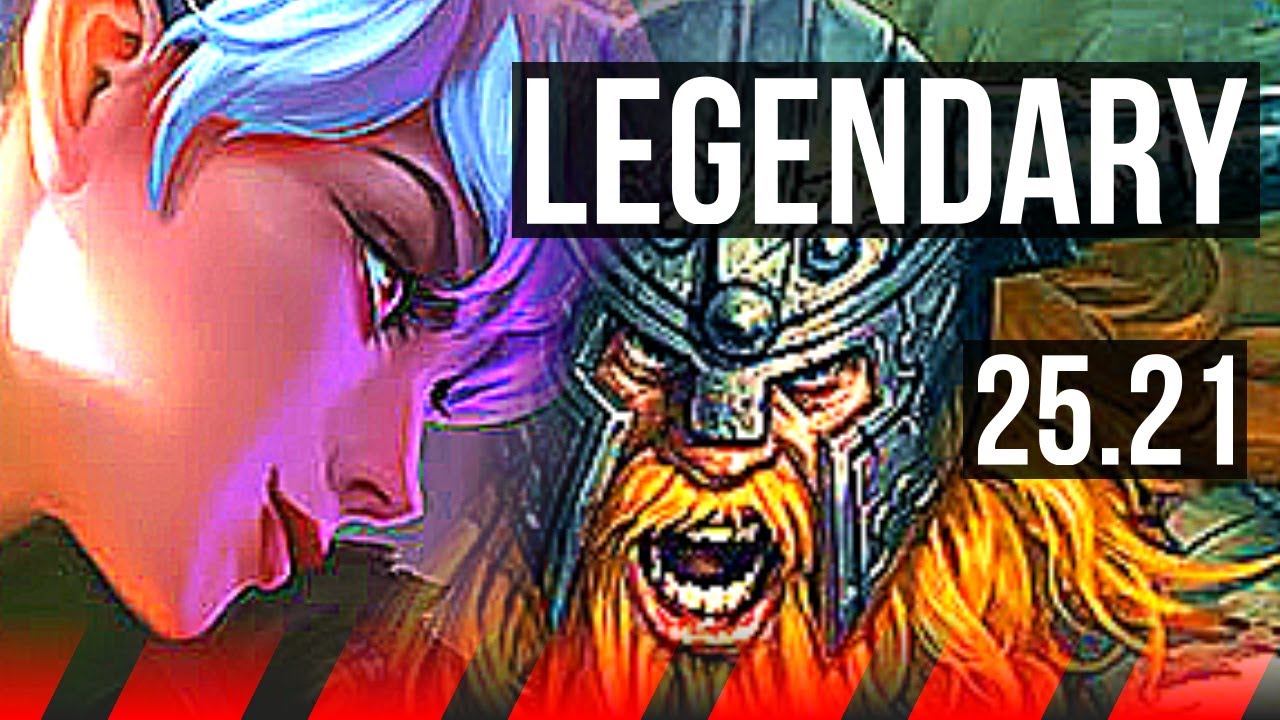 RIVEN vs OLAF (TOP) | 17/1/4, Quadra, 8 solo kills, Legendary | KR Master | 25.21
