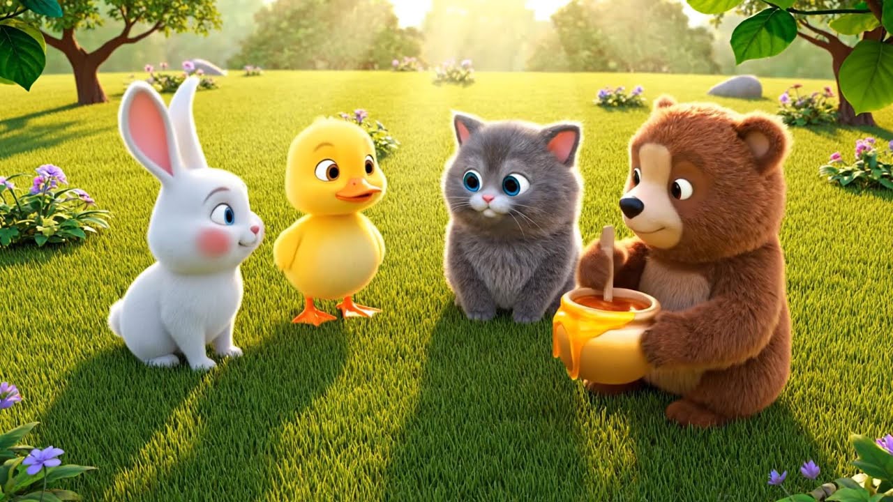 🐰🐤 Roro, Dodo & Kiki: The Honey Rescue Mission! 🐻🍯