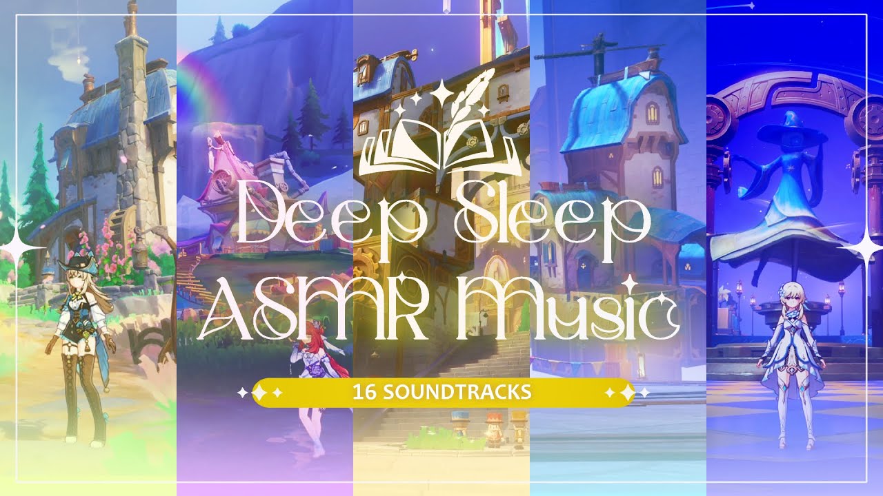 Wonderful Journey in Simulanka🌈【Deep Sleep ASMR Music】Ambient Sounds - Genshin