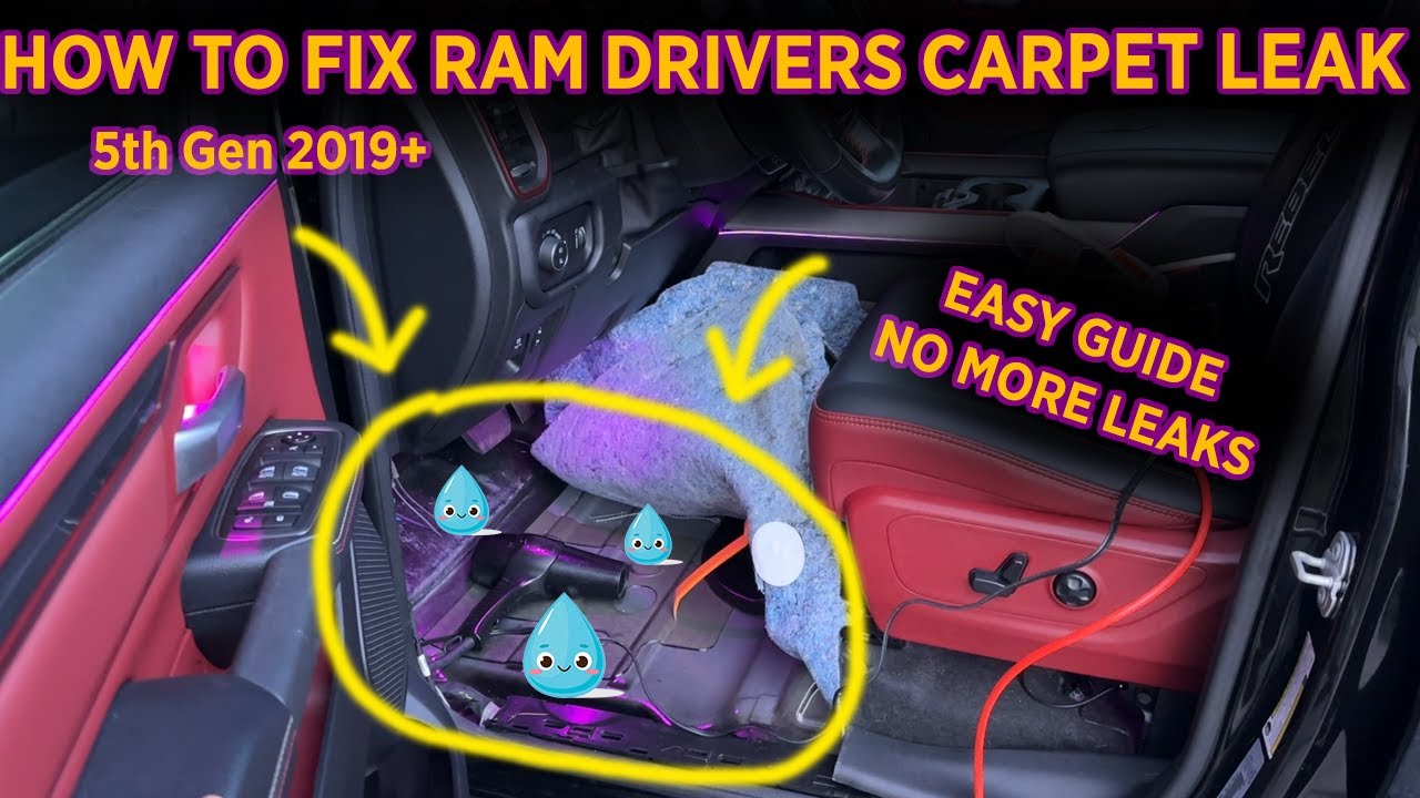 КАК УСТРАНИТЬ ПРОТЕЧКУ ДРАЙВЕРОВ RAM 1500 DT (ПОДРОБНО)