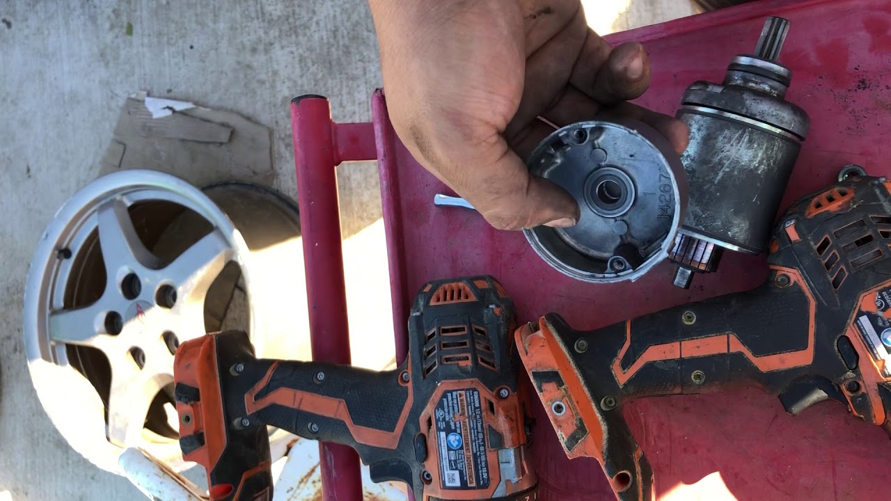 Yamaha R6 starter rebuild