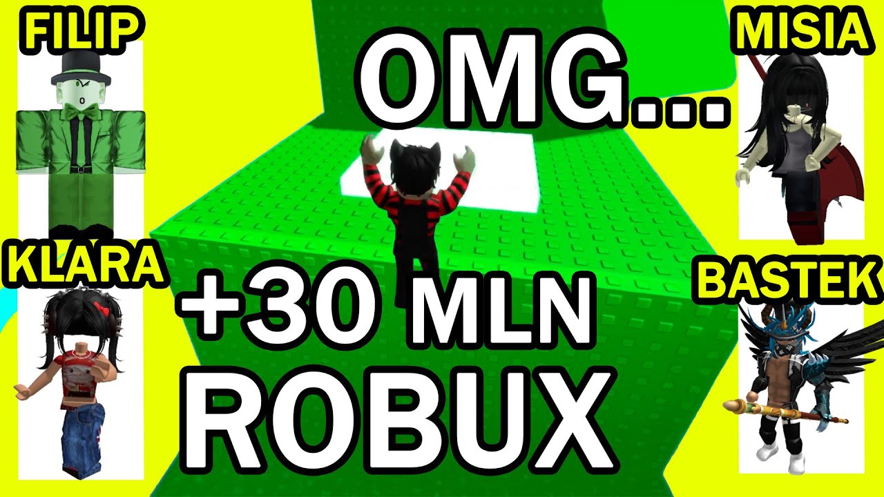 Historyjka roblox - rozdaje 30 milionów robuxów