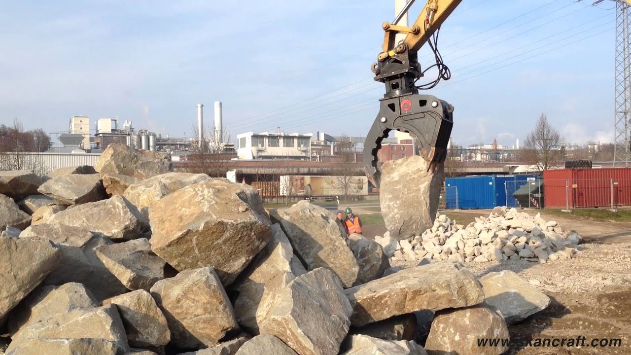 Der Löffelgreifer SCRB von Skancraft im Einsatz