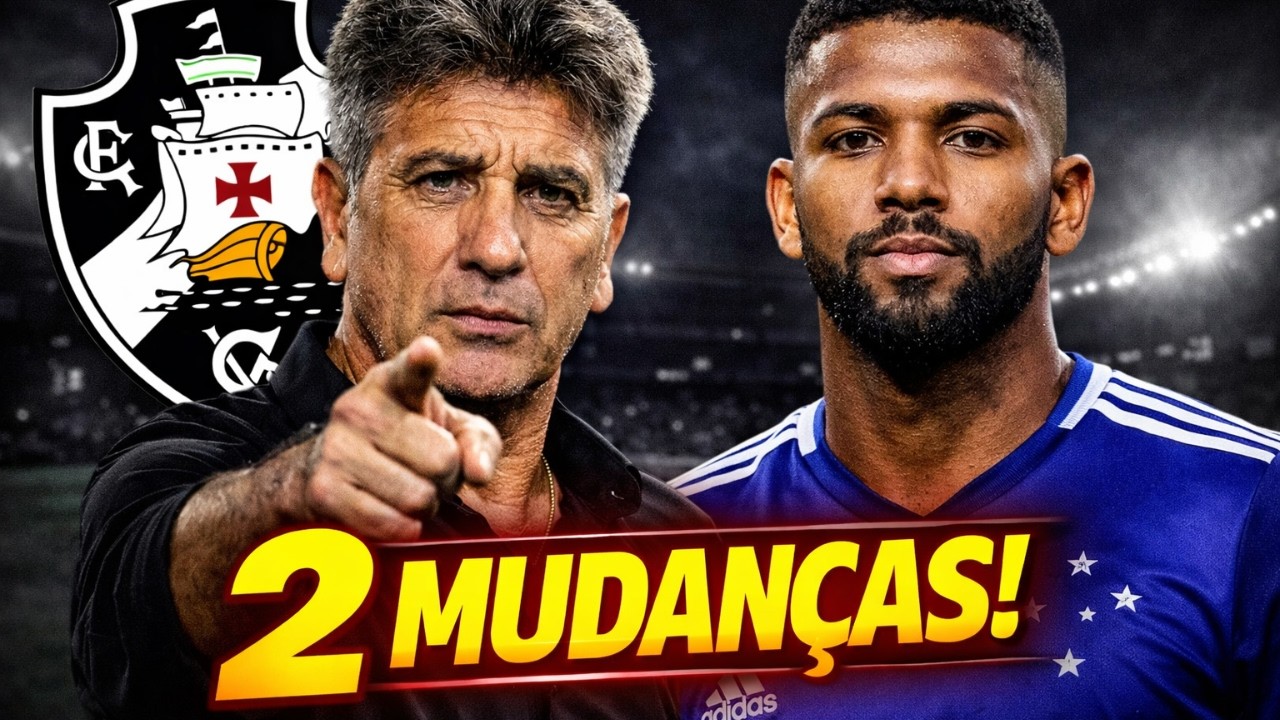VASCO: RENATO GAÚCHO PREPARA MUDANÇAS NO TIME E WALACE SEGUE NA MIRA