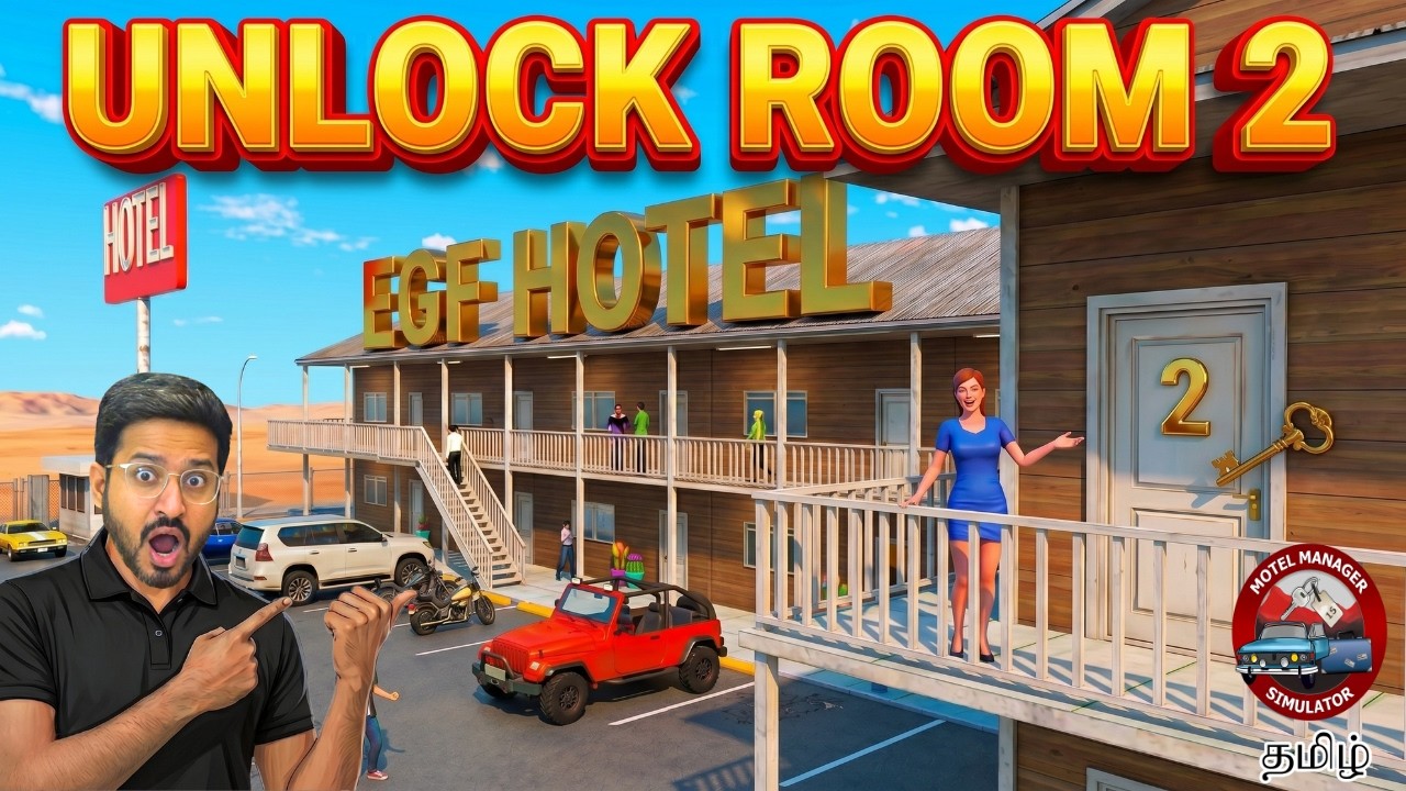 UNLOCK ROOM 2 | MOTEL MANAGER SIMULATOR GAMEPLAY IN TAMIL | EARTH GAMER