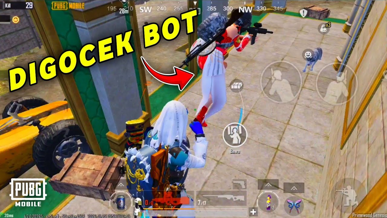 KEHABISAN PELURU‼️BOTNYA JAGO BANGET GOCEK 😄 | PUBG MOBILE