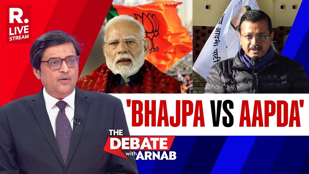 Debate With Arnab LIVE:AAP an Aapda, PM Kicks Off Delhi Poll Campaign